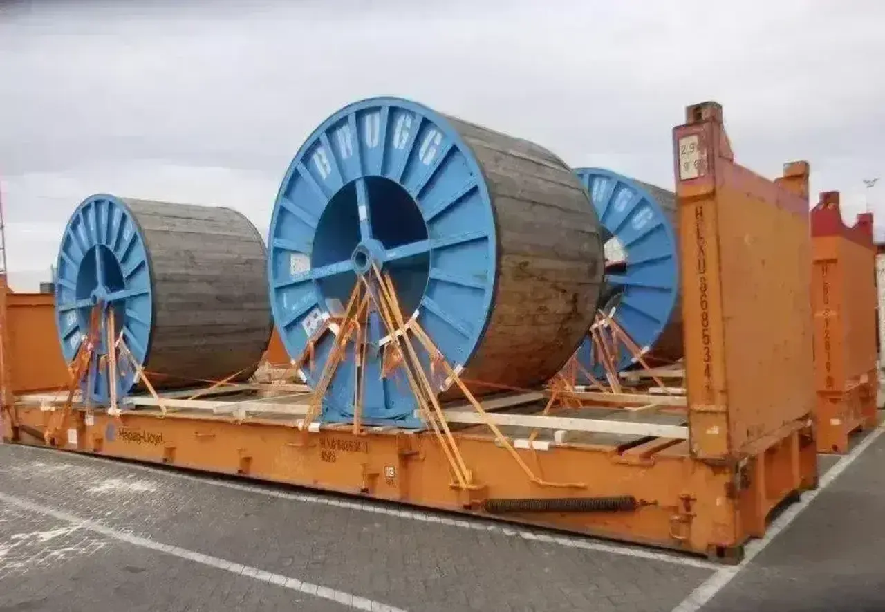 Flat Rack Lashing operation 3