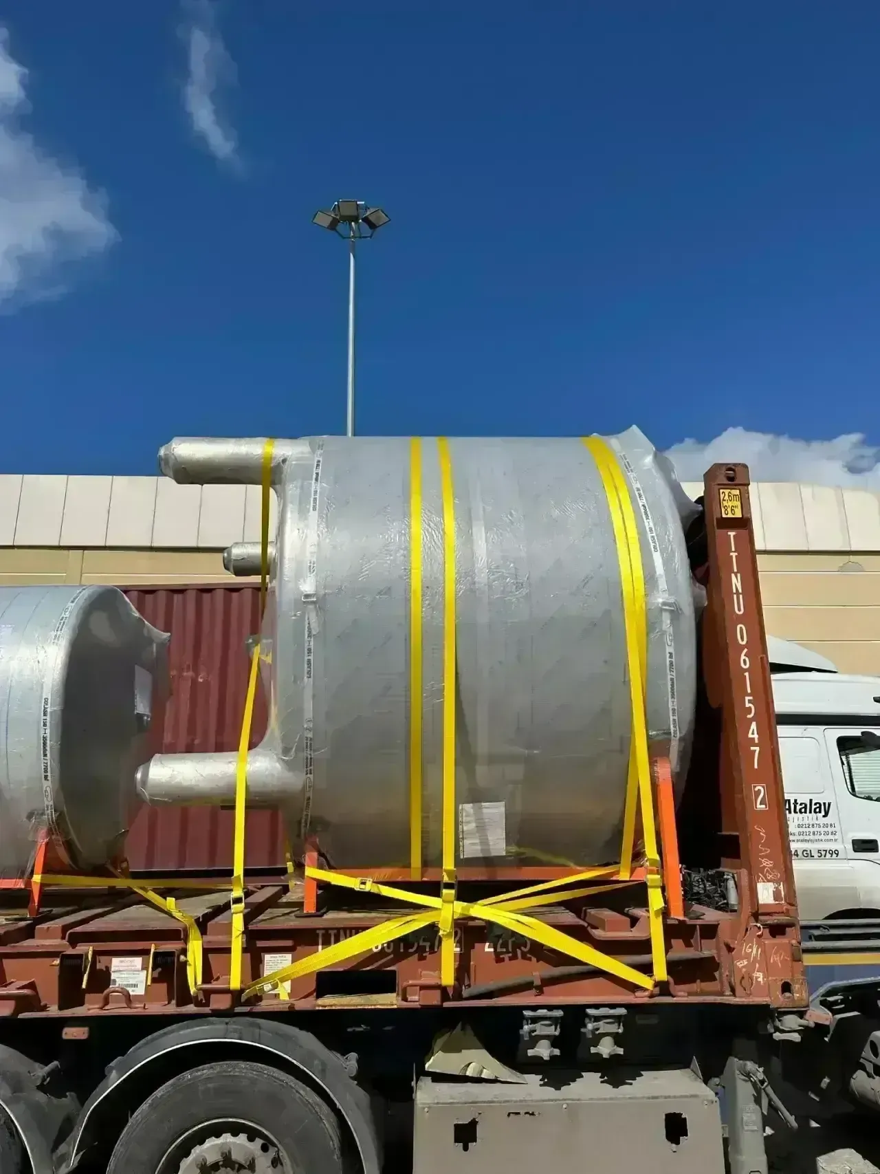 Flat Rack Lashing operation 6