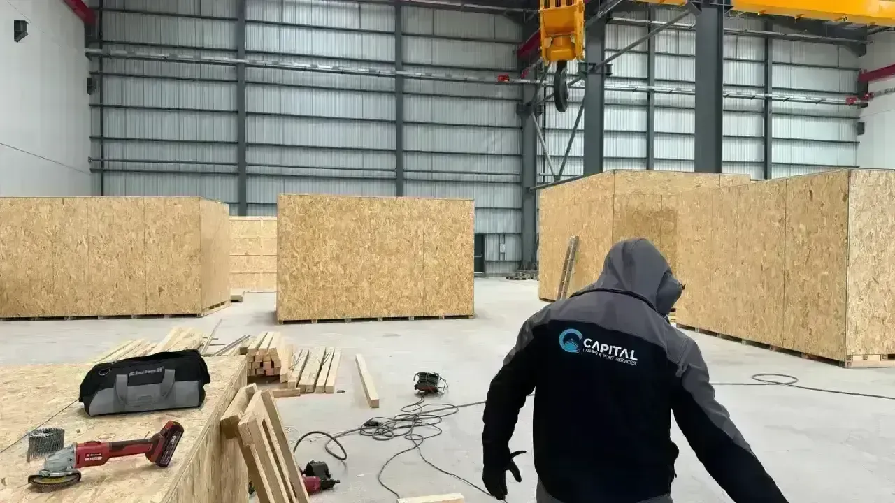Wooden Crating and Export Packing operation 4