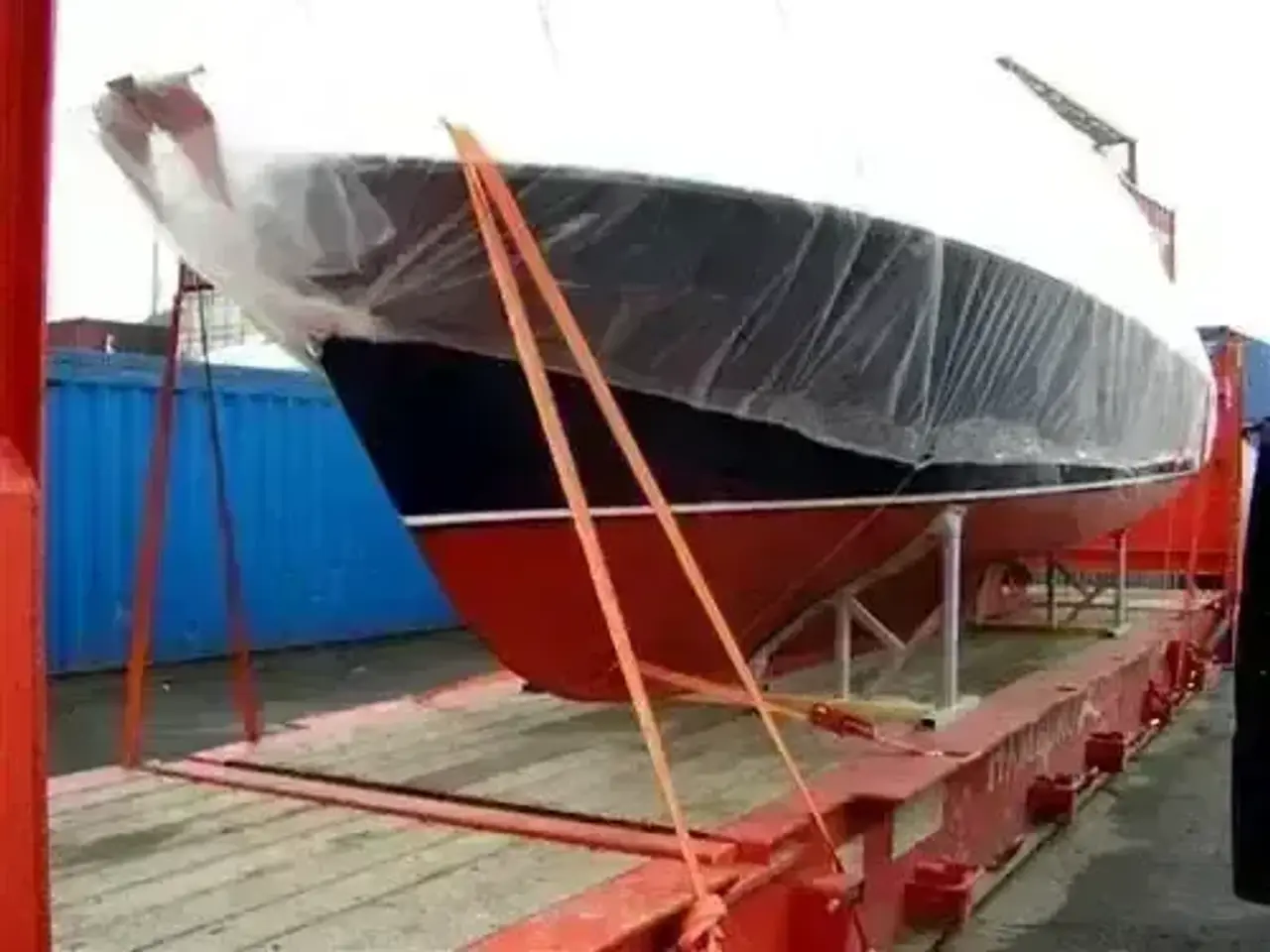 Boat and Yacht Lashing operation 3